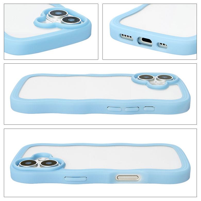 iPhone17 ケース ミッフィー miffy うねうね フレーム TPU 耐衝撃 インナーシート mf-658a |  | 05