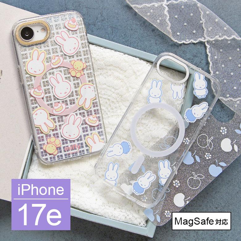 ミッフィー iPhone17e iPhone16e ケース MagSafe対応 Camera Frame クリア インナーシート付き mf-679 | 