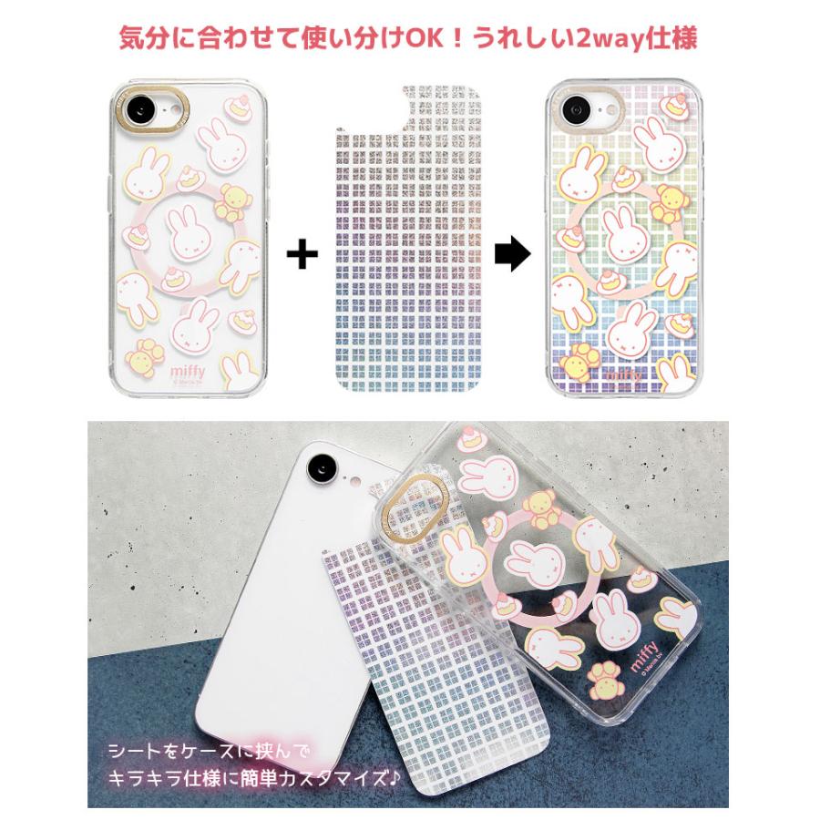 ミッフィー iPhone17e iPhone16e ケース MagSafe対応 Camera Frame クリア インナーシート付き mf-679 |  | 03