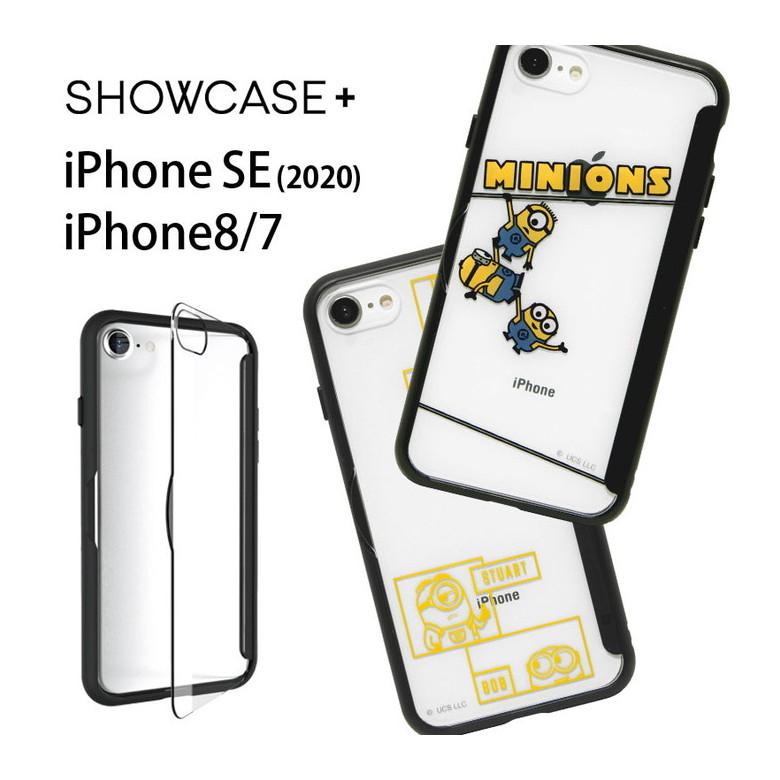 iPhone se ケース 第2世代 ミニオンズ SHOWCASE+ ケース 写真やメモが挟めるケース iPhone8 クリアケース アイフォンSE2 mini-237 | 