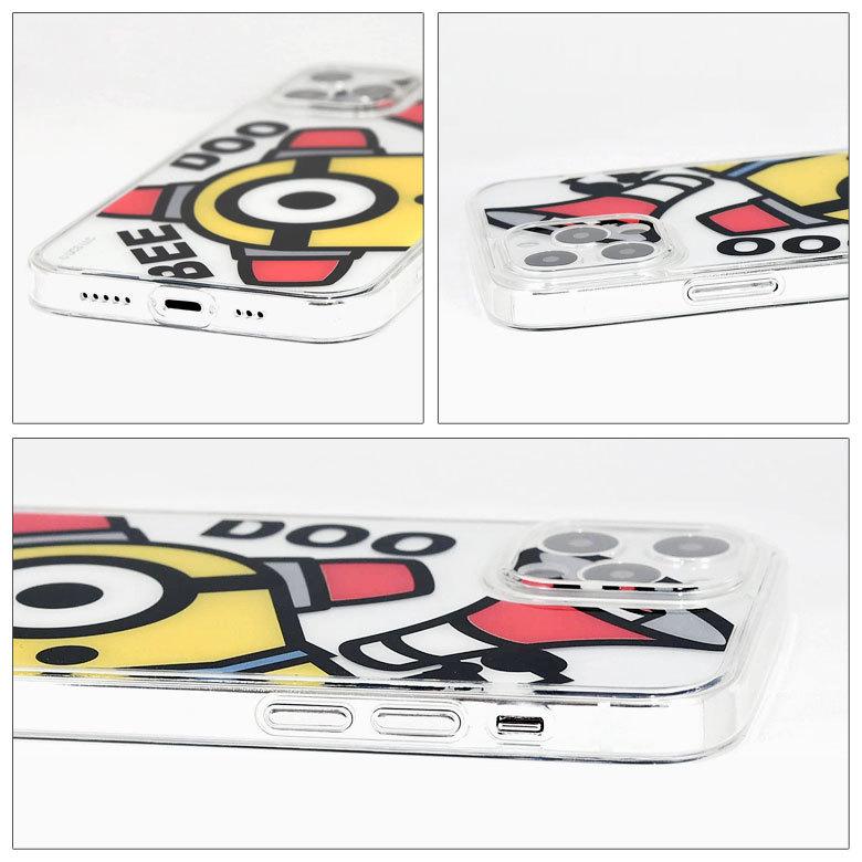 iPhone12 Pro ケース ミニオン イーフィット IIIIfit Crystal shell スマホケース iPhone12 Pro アイフォン12 プロ クリアカバー ハイブリッド mini-274 |  | 04