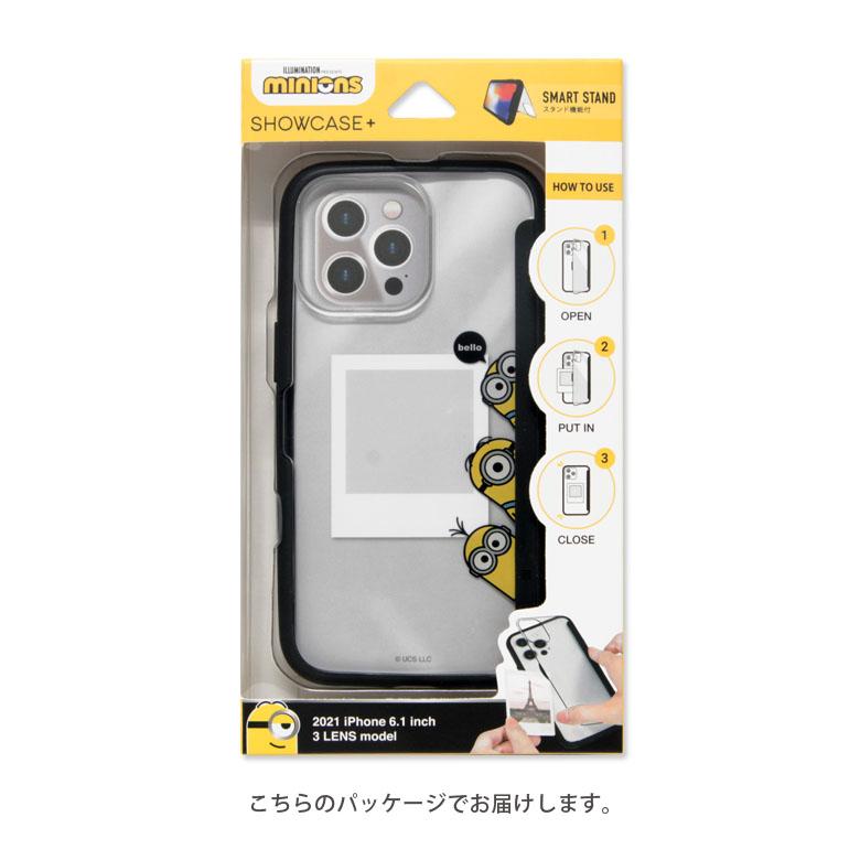 iPhone13 Pro ケース ミニオンズ 写真やメモが挟めるケース SHOWCASE+ クリアアイフォン13 プロ mini-306 |  | 07