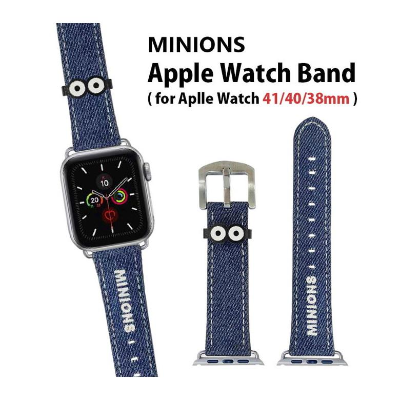 Apple Watch バンド 41mm 40mm 38mm 怪盗グルー ミニオンズ シリーズ 着せ替え ベルト アップルウォッチ ミニオン mini-346a | 