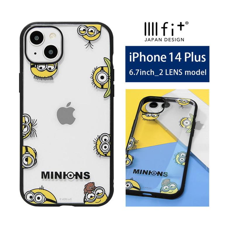 iPhone14 Plus ケース 怪盗グルー ミニオンズ シリーズ IIIIfit Clear クリア iPhone 14 Plus アイフォン14プラス アイホン14プラスケース カバー　mini-379a | 