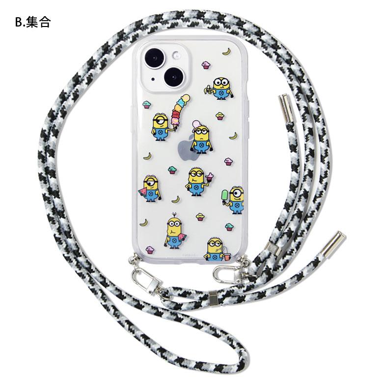 ストラップショルダー付き iPhone 15 Pro 対応 ケース ミニオン 楽天市場】MINIONS IIIIfit Loop iPhone15 Pro ショルダー紐付き