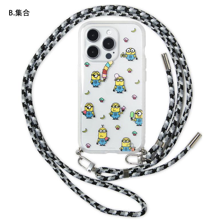 iPhone15Pro ケース  怪盗グルー ミニオンズ シリーズ IIIIfit Loop ストラップ紐付き 携帯ケース アイフォン15 プロ　mini-462 |  | 08