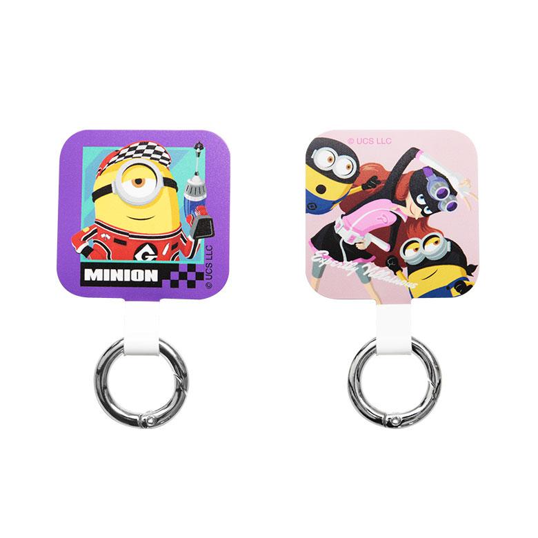 マルチリングプラス スマホリング 怪盗グルーのミニオン超変身  ストラップホルダー キャラクター リング ストラップ マルチリング 　mini-495 |  | 01