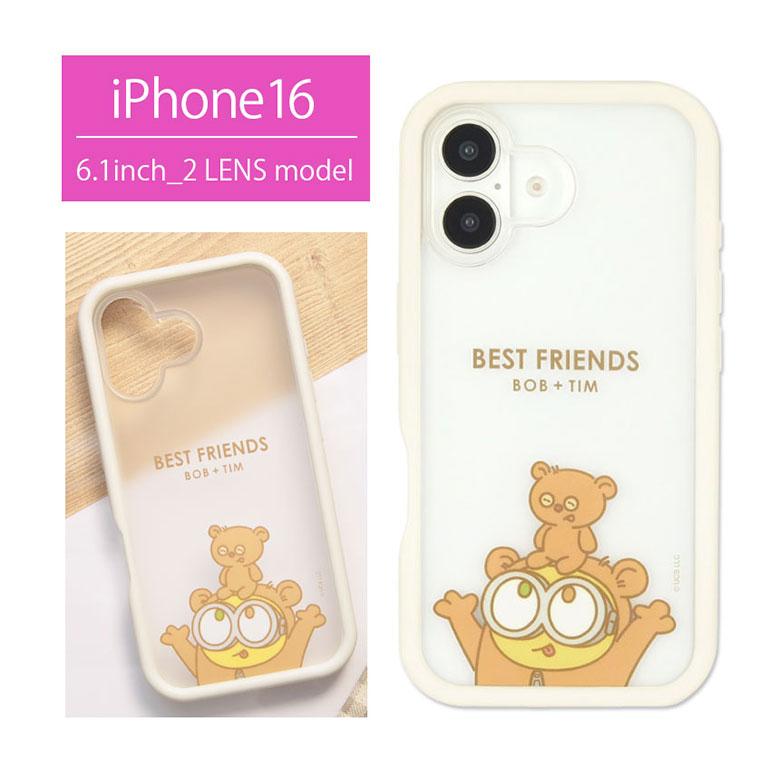 iPhone16 ケース クリア 怪盗グルー ミニオンズ シリーズ プランプ