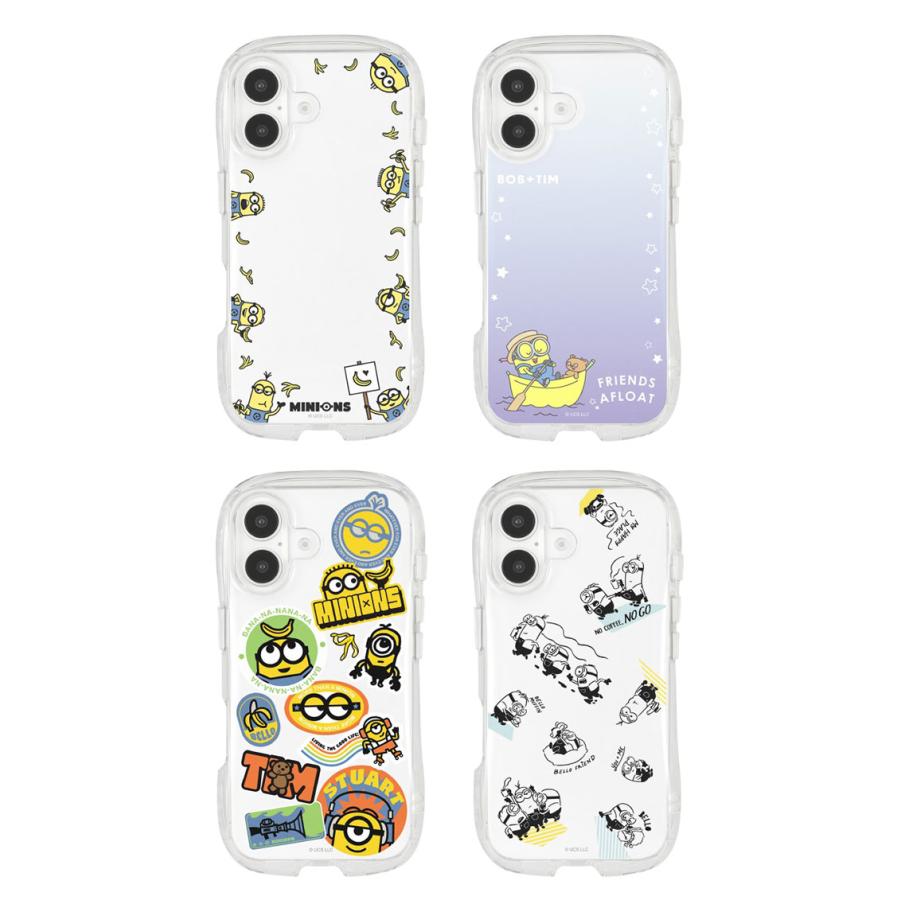 iPhone16 ケース 怪盗グルー ミニオンズ シリーズ クリスタルクリアケース iPhone16 アイフォン16 キャラクター グッズ スマホケース |  | 01