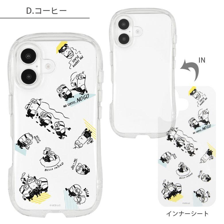 iPhone16 ケース 怪盗グルー ミニオンズ シリーズ クリスタルクリアケース iPhone16 アイフォン16 キャラクター グッズ スマホケース |  | 09