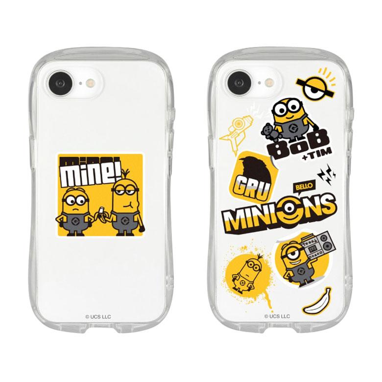 iPhone16e ケース 怪盗グルー ミニオンズ シリーズ クリスタルクリア TPU ソフト iPhone 16e アイフォン アイホン カバー 耐衝撃 クリアケース |  | 01