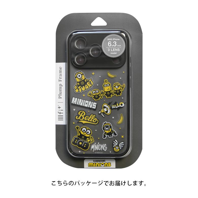 iPhone17Proケース 怪盗グルー ミニオンズ  IIIIfit プランプフレーム クリア ハイブリッド アイフォン 17 pro mini-528a |  | 06