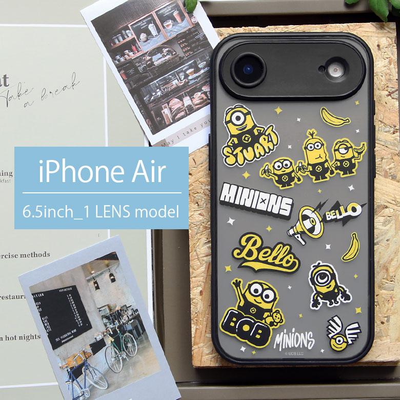 iPhone Air ケース 怪盗グルー ミニオンズ IIIIfit プランプフレーム クリア ハイブリッド アイフォンAir mini-529a | 