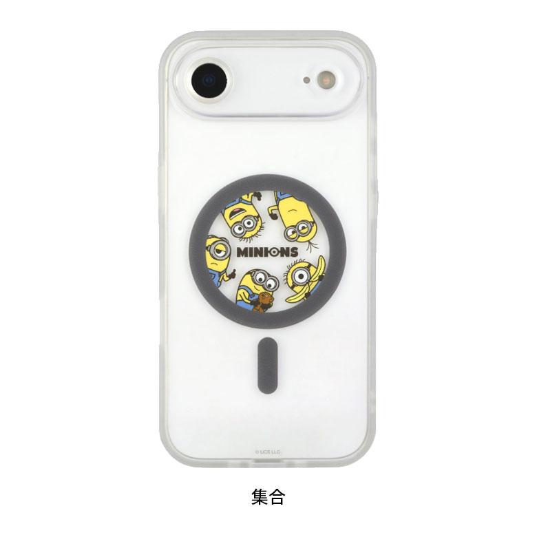 iPhone Air ケース 怪盗グルー ミニオンズ MagSafe対応 IIIIfit プランプフレーム 半透明 クリア ハイブリッド アイフォンAir mini-532a |  | 05