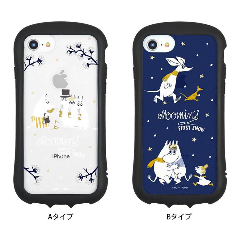iPhone SE ケース クリア 第3世代 第2世代 ムーミン FIRST SNOW