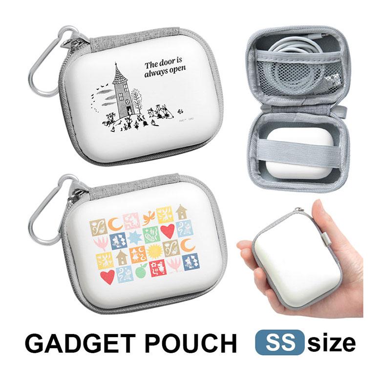 ガジェットポーチ ハード ミニ SS ムーミン 80周年 丈夫 EVA素材
