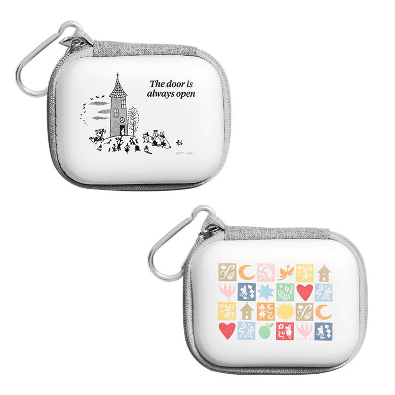 ガジェットポーチ ハード ミニ SS ムーミン 80周年 丈夫 EVA素材