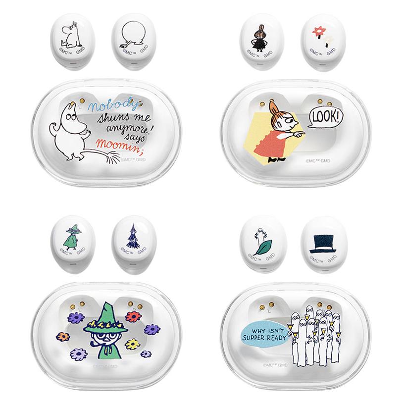 ワイヤレスイヤホン Bluetooth 5.3 充電ケース付き ムーミン カナル型