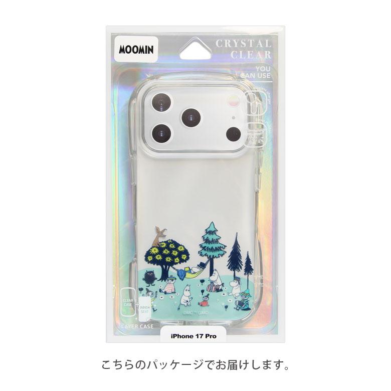 iPhone17Pro ケース ムーミン アイフォン17プロ クリスタルクリア