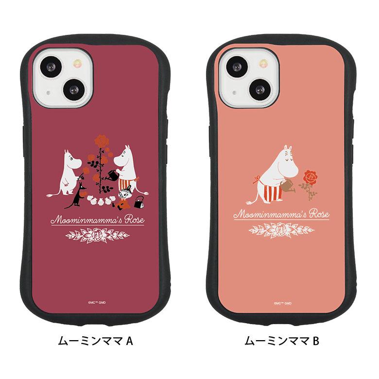 iPhone13 ケース ムーミン Moomin mamma's Rose ガラス 携帯