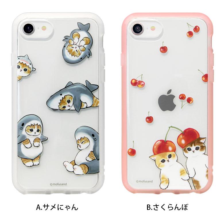 iphone se ケース 第3世代 第2世代 mofusand IIIIfit Clear クリア 猫