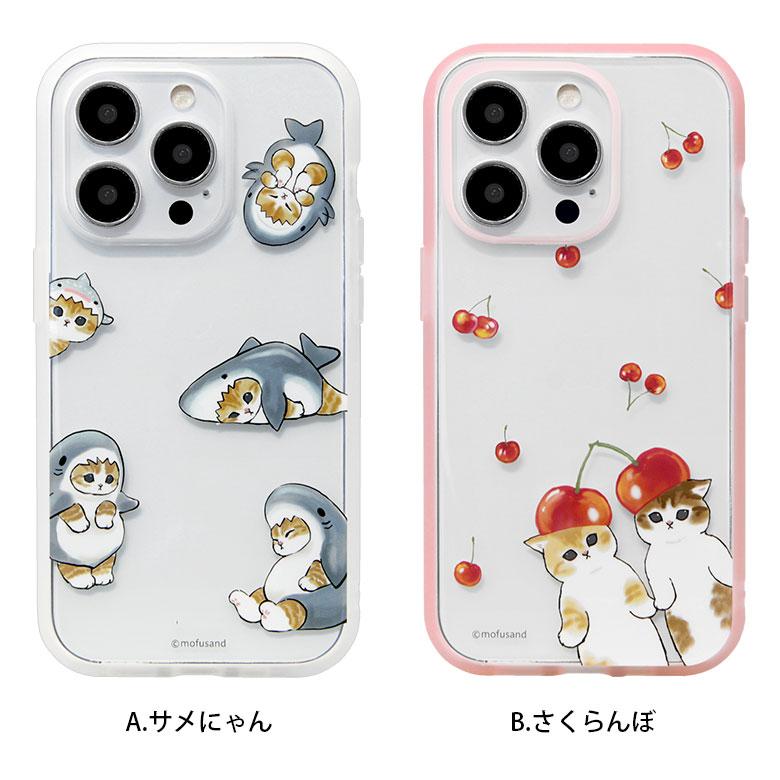 iphone14proケース mofusand IIIIfit Clear クリア iPhone 14