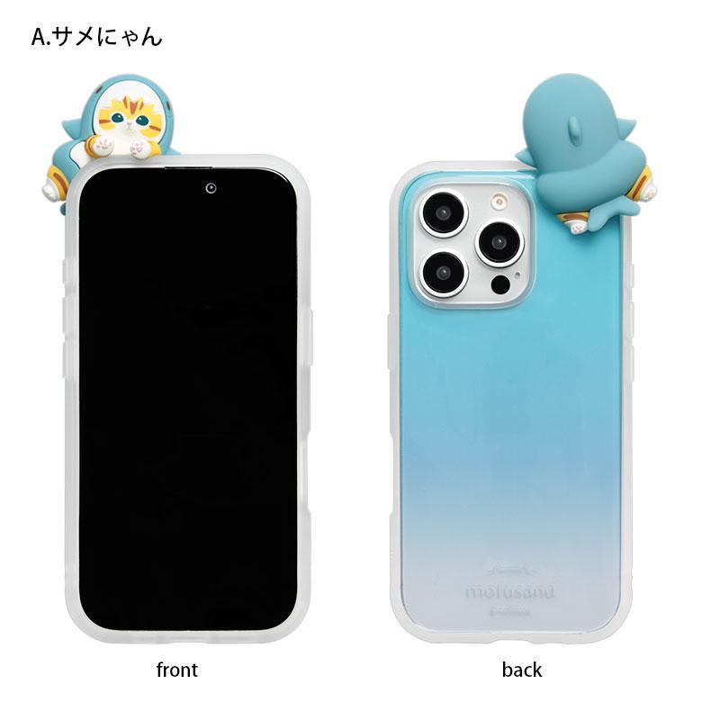 iPhone16Pro ケース クリア モフサンド mofusand IIIIfit Clear