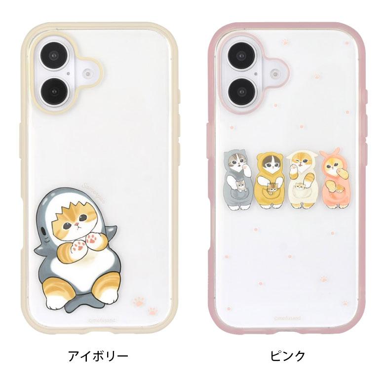 iPhone16 ケース クリア モフサンド mofusand IIIIfit Clear 透明