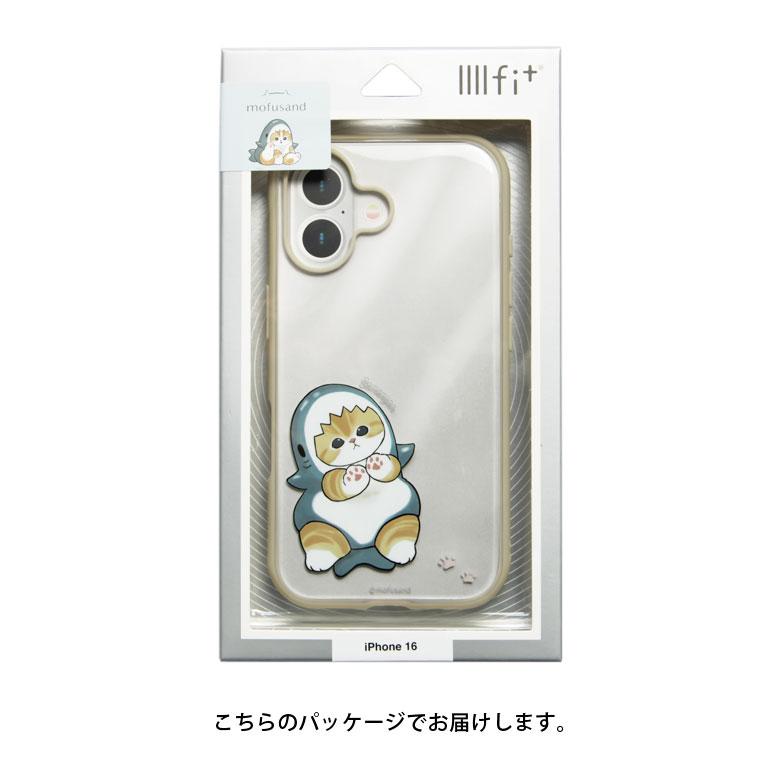 iPhone16 ケース クリア モフサンド mofusand IIIIfit Clear 透明