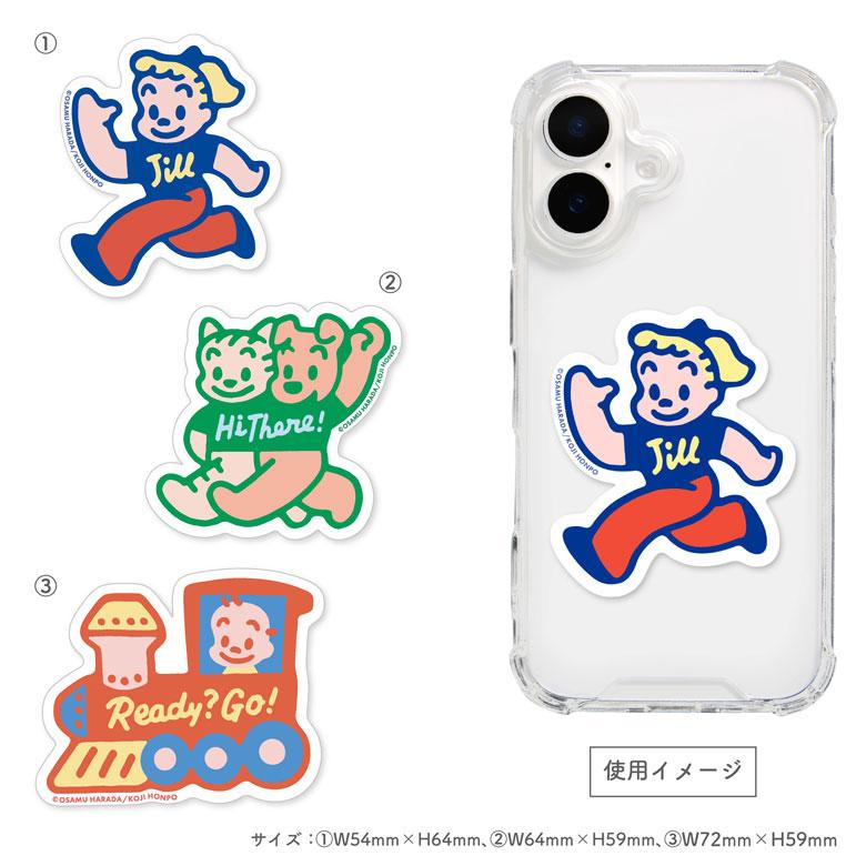モバイルステッカー 3枚セット オサムグッズ デコレーションシール