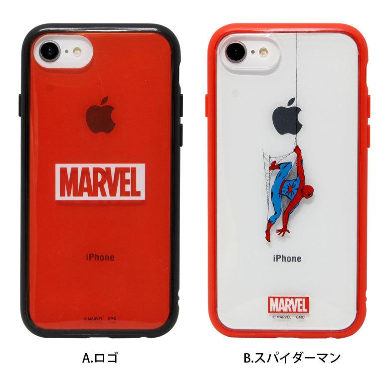 iPhone se ケース 第2世代 MARVEL IIIIfit clear SE2 iPhone8 iPhone7
