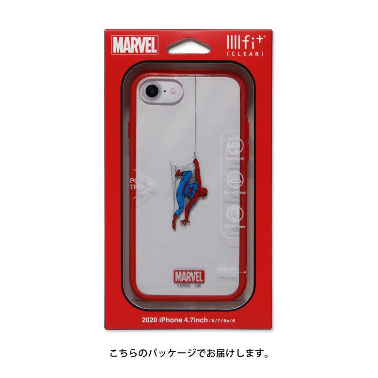 iPhone se ケース 第2世代 MARVEL IIIIfit clear SE2 iPhone8 iPhone7