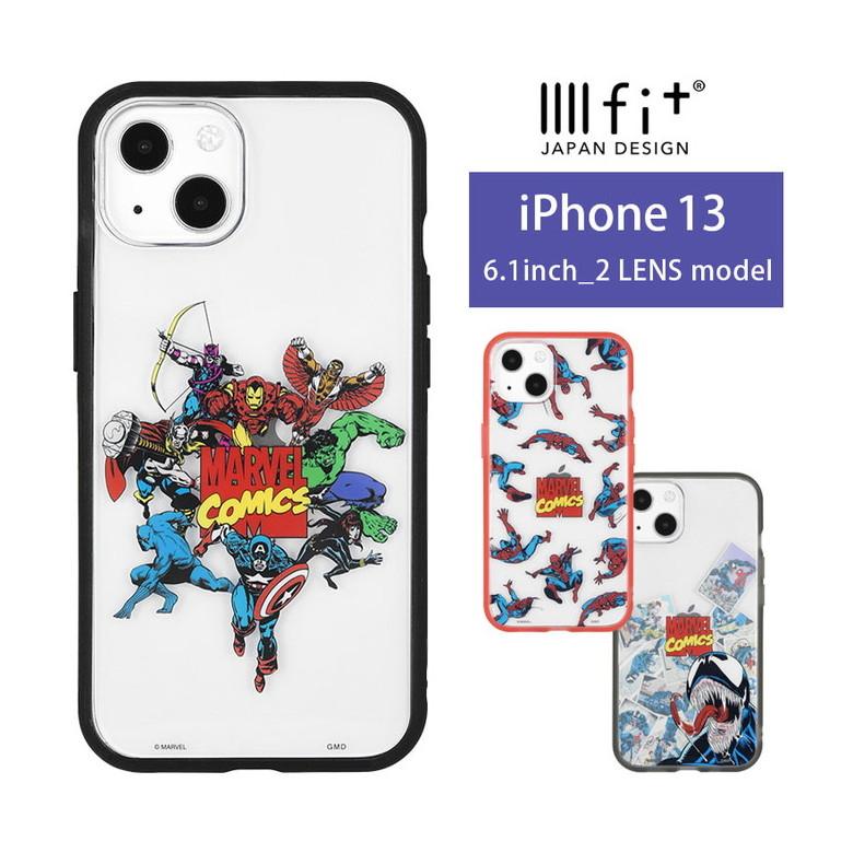 iPhone13 ケース マーベル MARVEL イーフィット IIIIfit Clear クリア 携帯ケース アイフォン13 ケース アイホン13ケース mv-181 | 