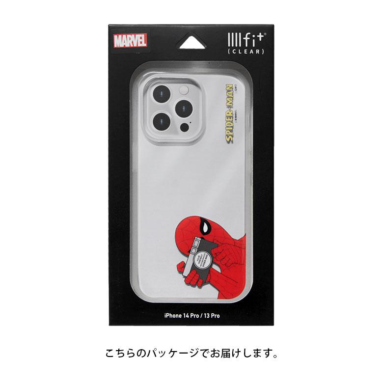 iPhone14 Pro ケース マーベル  マーベル MARVEL スパイダーマン IIIIfit Clear クリア アイフォン14 プロ カバー mv-211 |  | 08