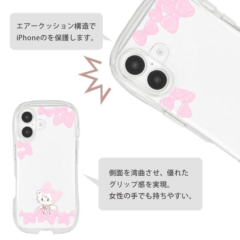 iPhone16 ケース mikko illustrations クリスタルクリア インナーシート ソフト アイフォン16ケース アイホン16ケース カバー 耐衝撃  かわいい 透明 クリア |  | 03