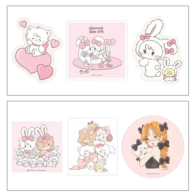 モバイルステッカー ステッカー mikko illustrations デコレーション