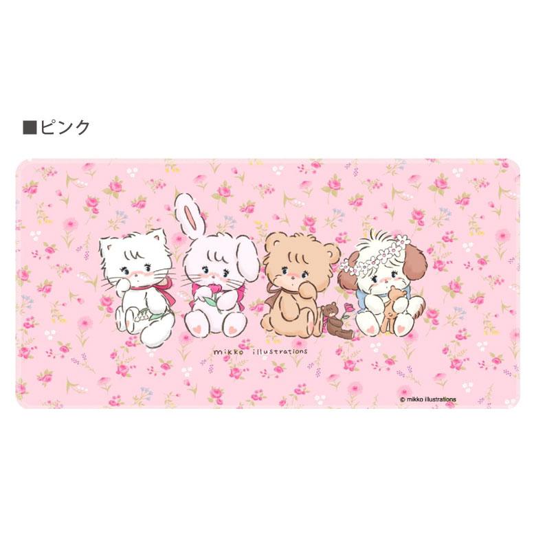 デスクマット 30cm×60cm mikko illustrations 光学式マウス対応 すべり
