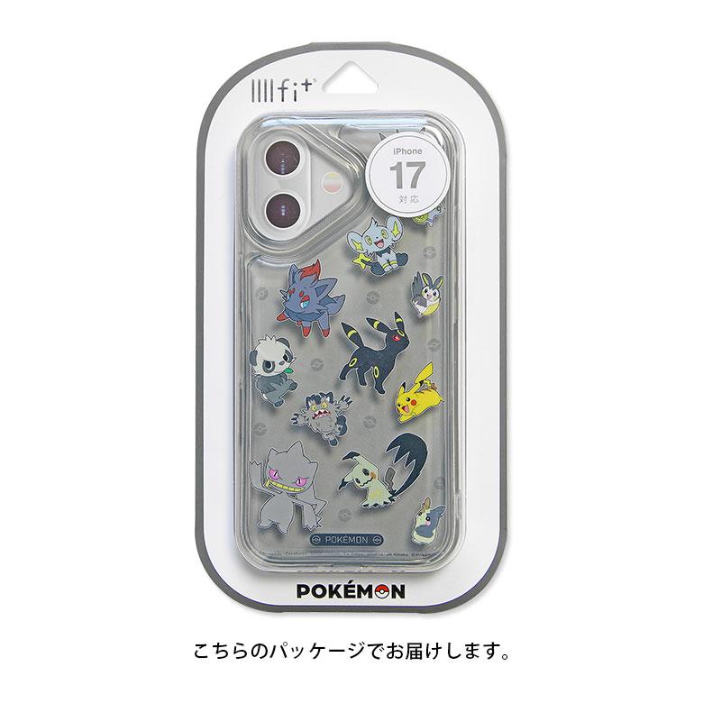 iPhone17 ケース クリア 透明 IIIIfit Clear ポケットモンスター