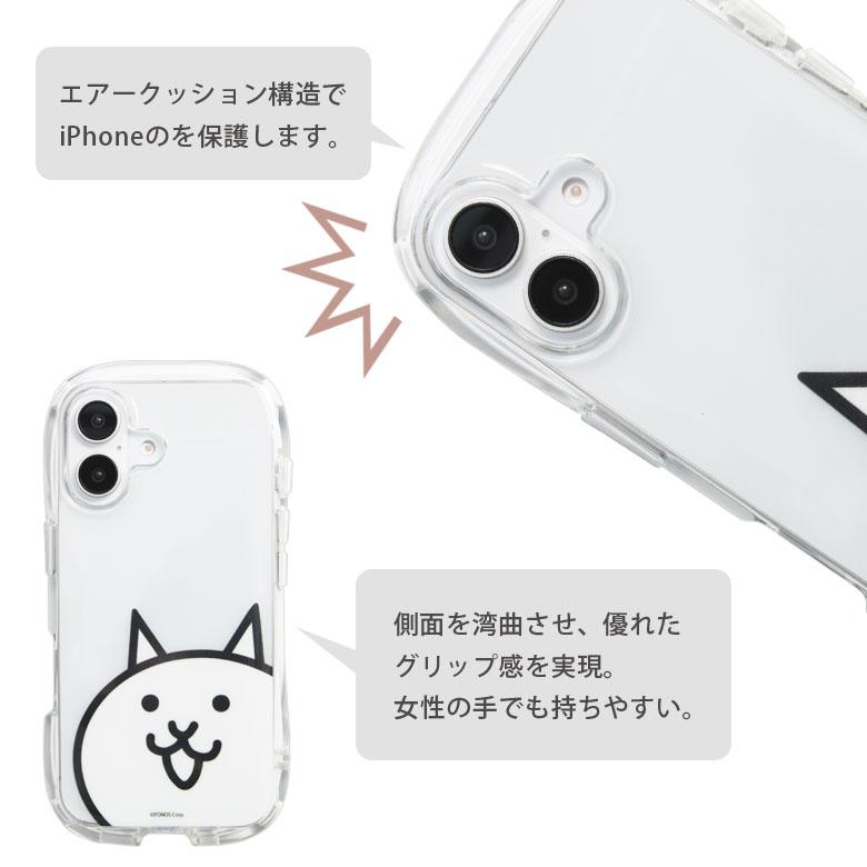 iPhone16 ケース にゃんこ大戦争 クリスタルクリアケース ソフトカバー  iPhone 16 アイホン16ケース アイフォン16ケース pnd-01 |  | 04