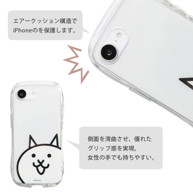 iPhone16e ケース にゃんこ大戦争 クリスタル クリア ソフト カバー TPU iPhone 16e  アイフォン16eケース アイホン16eケース pnd-03 |  | 04
