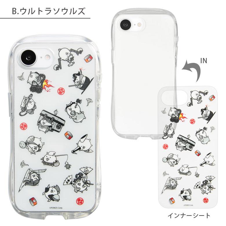 iPhone16e ケース にゃんこ大戦争 クリスタル クリア ソフト カバー TPU iPhone 16e  アイフォン16eケース アイホン16eケース pnd-03 |  | 07