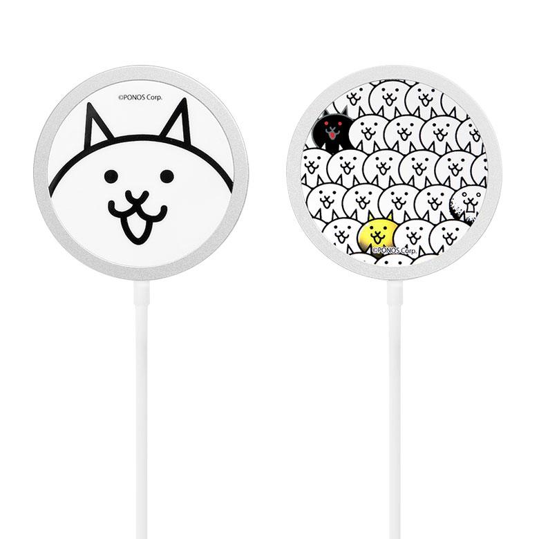 ワイヤレス充電器 iphone android Type-C MagSafe対応 にゃんこ大戦争 pnd-10 |  | 01