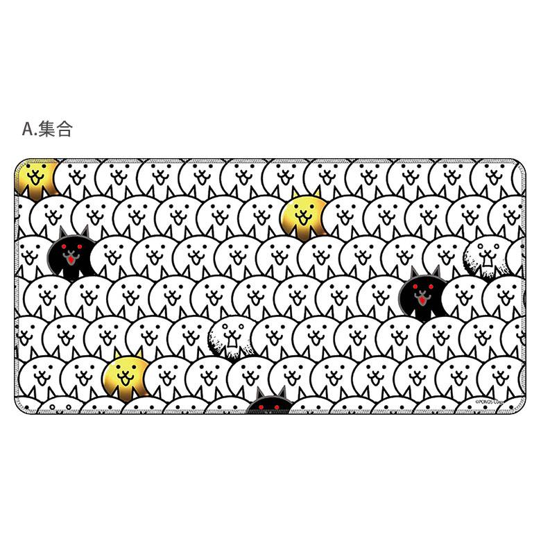 デスクマット キャラクター 30cm×60cm 光学式マウス対応 にゃんこ大