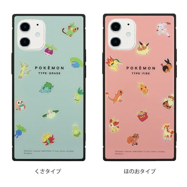 iphone12 mini ケース ガラス スクエア ポケットモンスター iphone12 mini ケース ガラス スクエア ポケットモンスター
