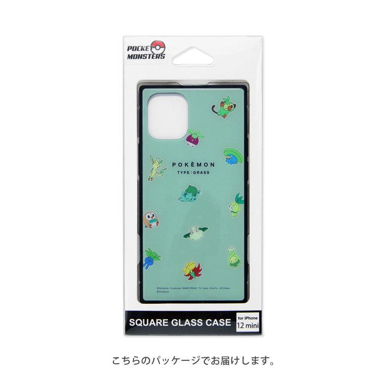 iphone12 mini ケース ガラス スクエア ポケットモンスター iphone12 mini ケース ガラス スクエア ポケットモンスター