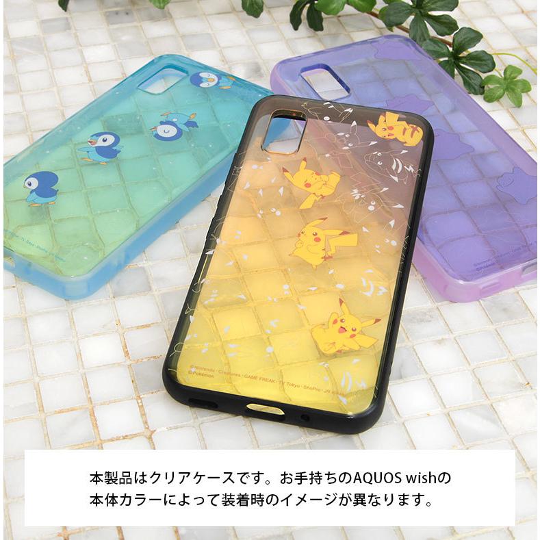 aquos wish ケース ポケットモンスター IIIIfit Clear  クリア アクオス wish SHG06 ハードカバー Pokemon　poke-771 |  | 04