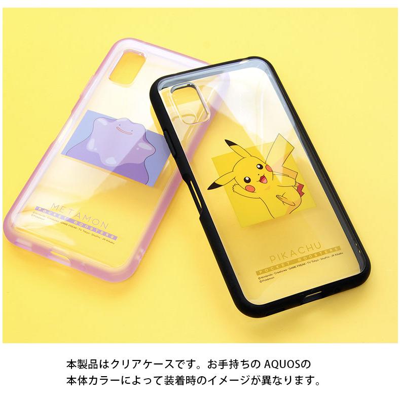 AQUOS wish3 ケース IIIIfit クリアケース ポケットモンスター