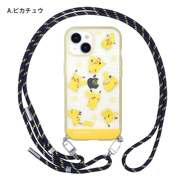 iPhone15 ケース ショルダー ポケットモンスター ポケモン IIIIfit
