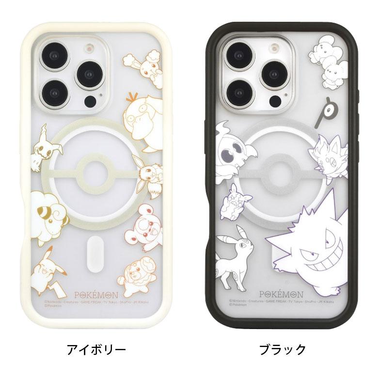 iPhone16Pro ケース クリア MagSafe ポケットモンスター iPhone 16 pro