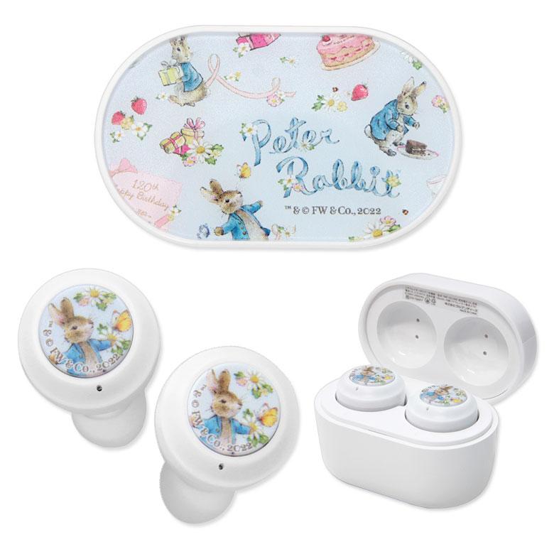 ワイヤレスイヤホン Bluetooth 5.0 カナル型 ピーターラビット 充電ケース付き iphone ステレオ 両耳pr-88a |  | 03